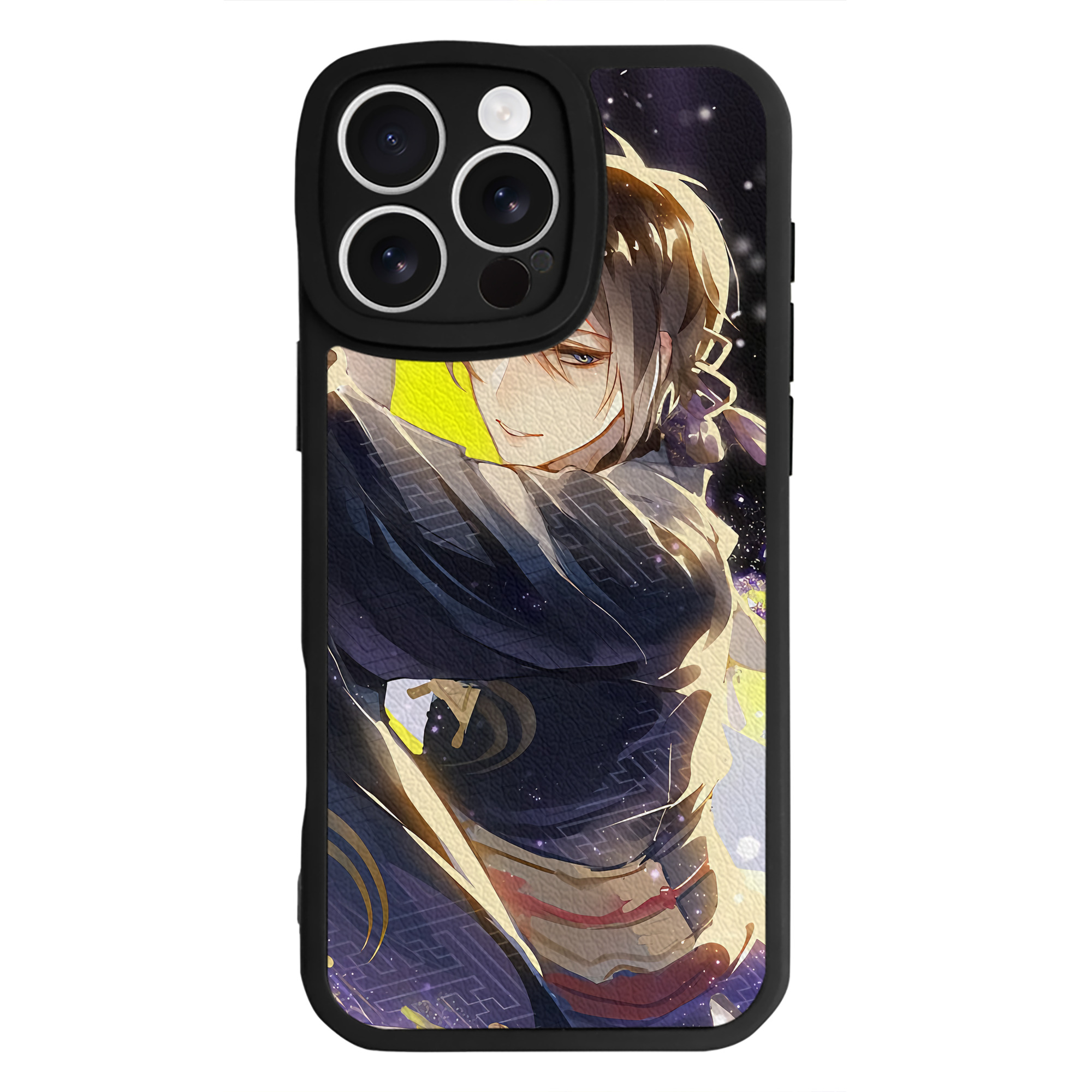 （画像用） 刀剣乱舞 Touken Ranbu 【iPhone 16シリーズ対応】シリコンスマホケース（レザー調） 材質：シリコン